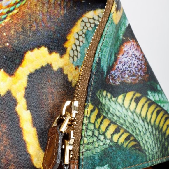 SOLD Alexander McQueen De Manta Snake Nylon Clutch - Picture 10 of 10